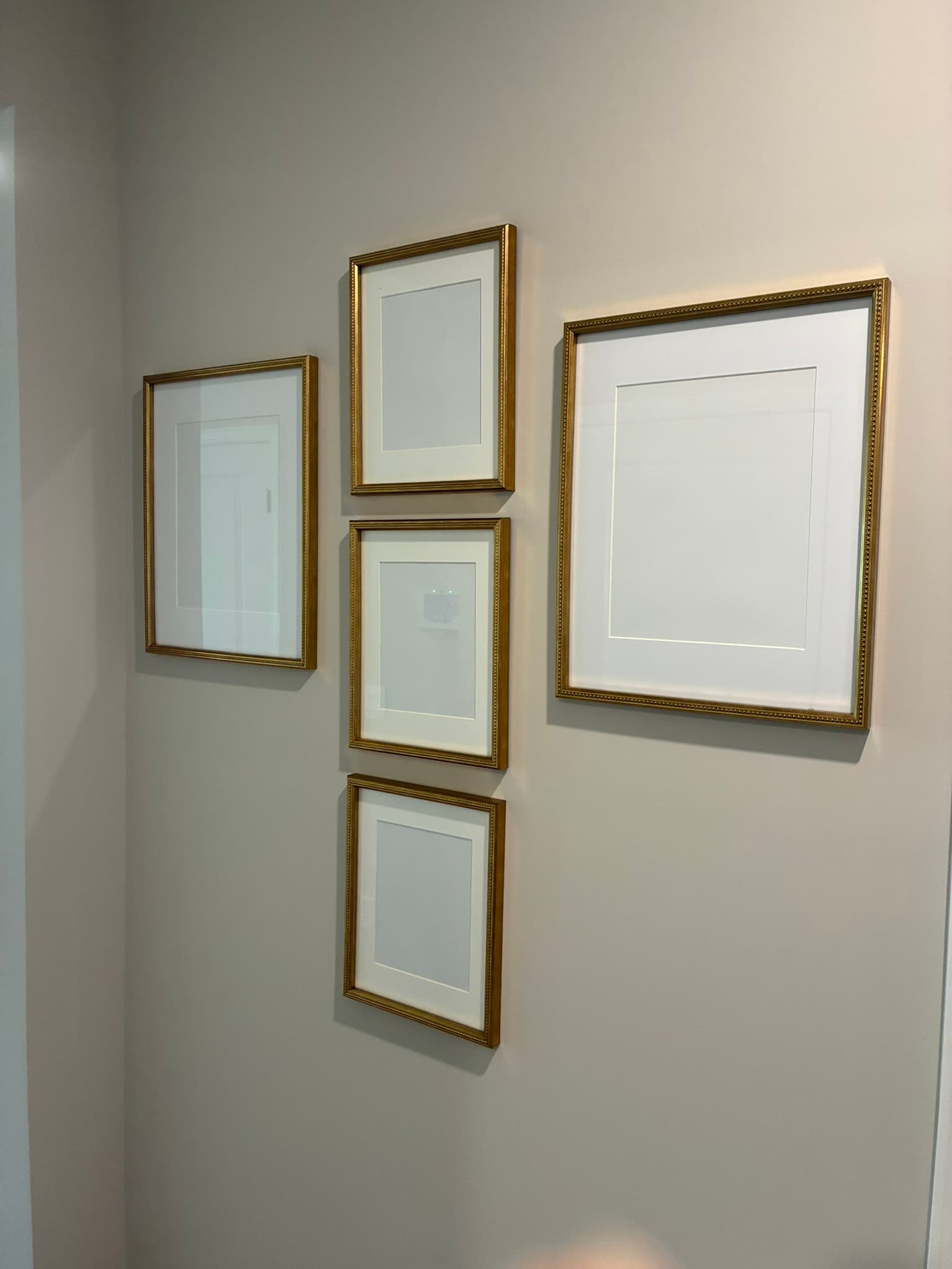 Picture hanging project, second view