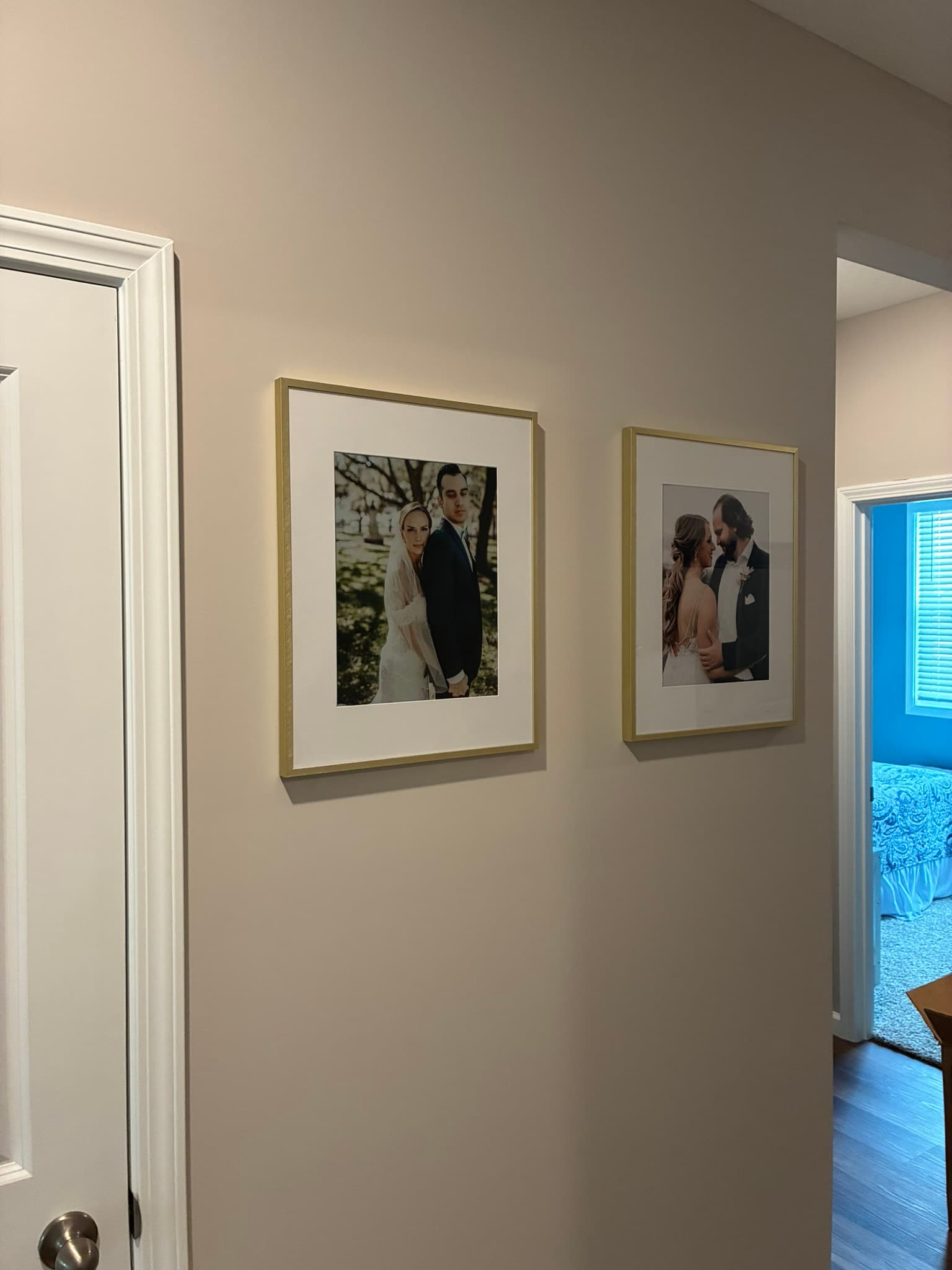 Picture hanging project, sixth view