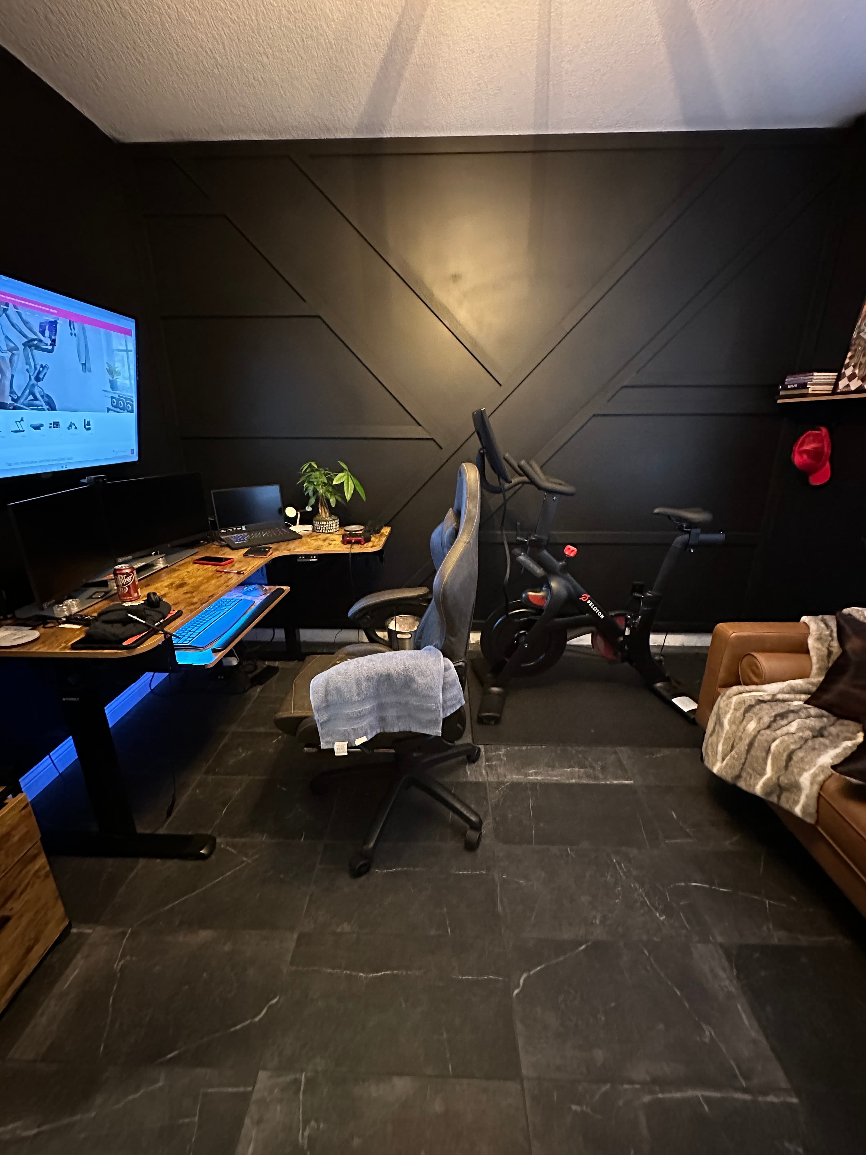 Finished home office after renovation