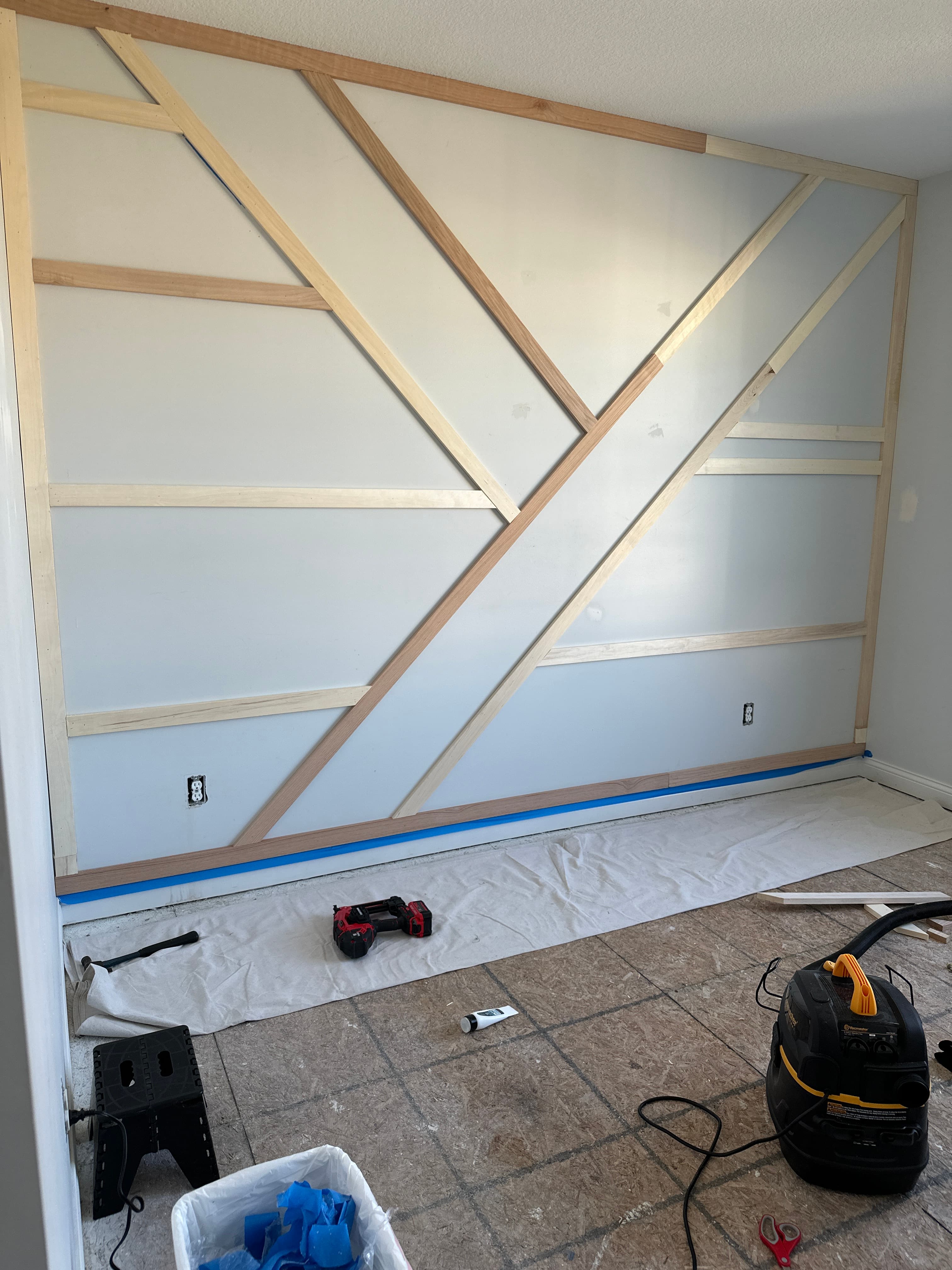 Home office renovation in progress